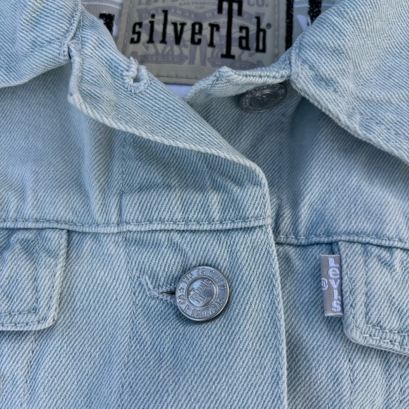 Levi’s Silvertab Crop Trucker Jacket | Size 10-12 YRS (M) - Picture 9 of 16